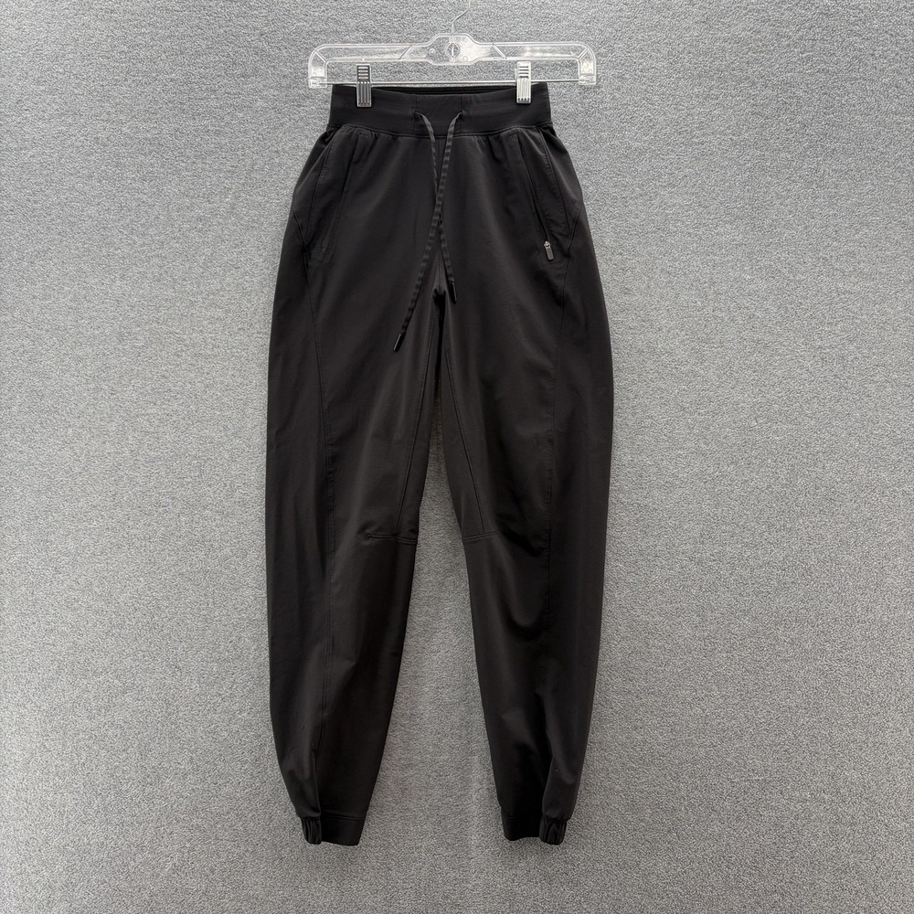 Lululemon Pants Womens 0 Black Adapted State High Rise Jogger Lightweight Run